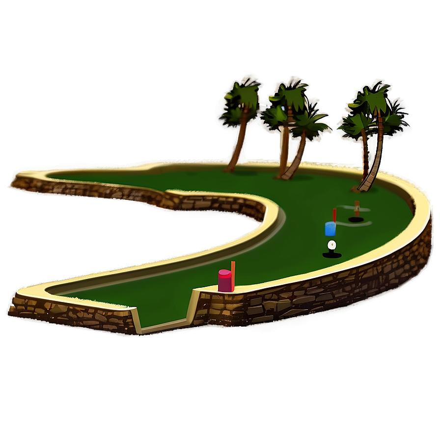 Classic Mini Golf Course Png 33 PNG image