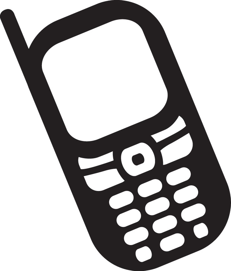 Classic Mobile Phone Icon PNG image