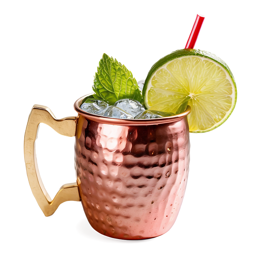 Classic Moscow Mule Cocktail Png Dxa PNG image