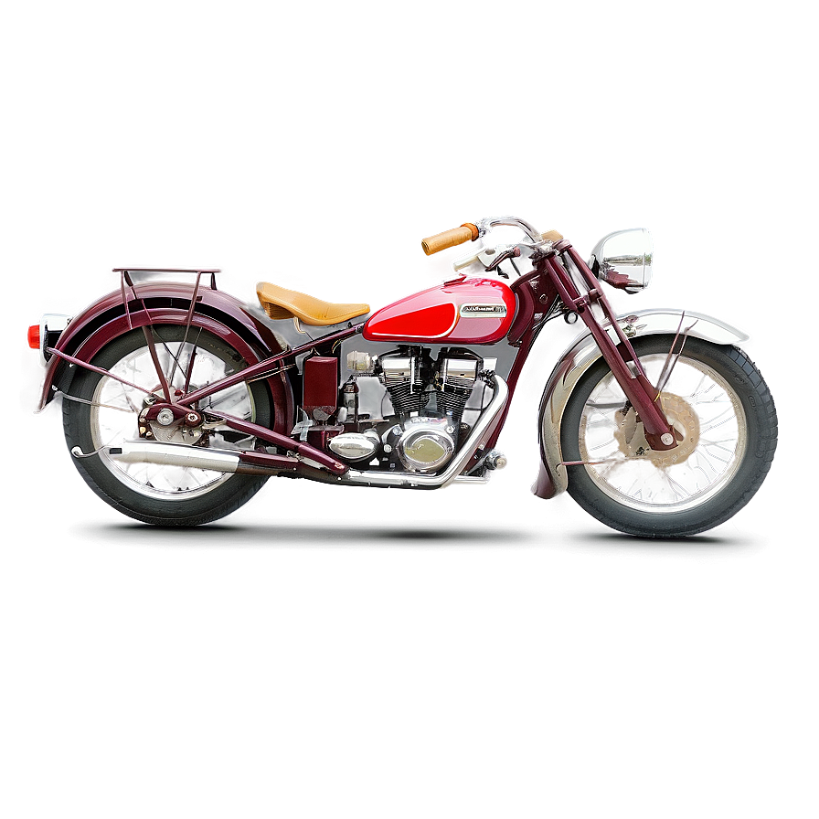 Classic Motorcycle Png Wco PNG image