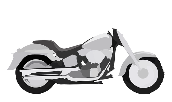 Classic Motorcycle Vector Illustration PNG image