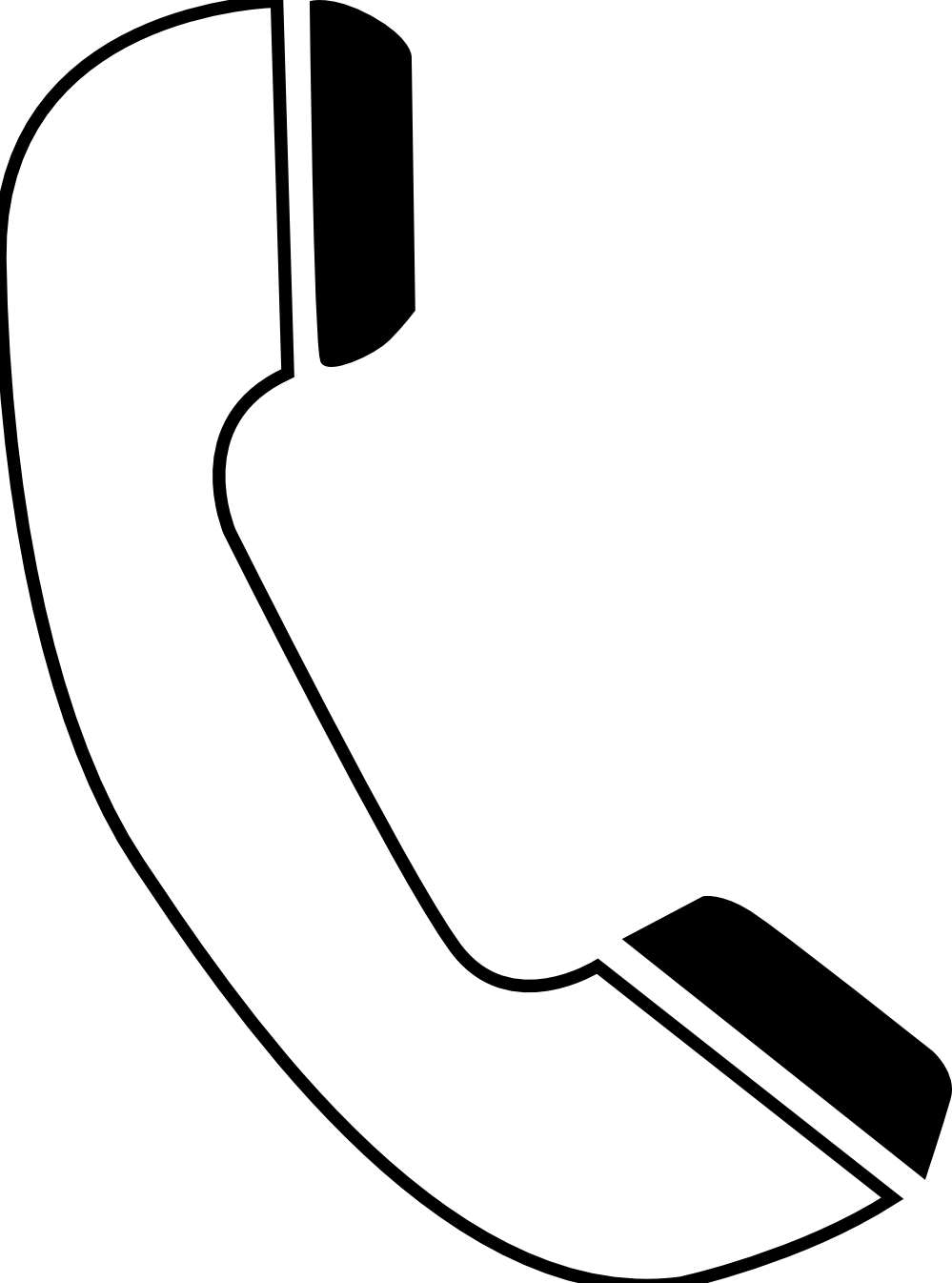 Classic Phone Receiver Icon PNG image