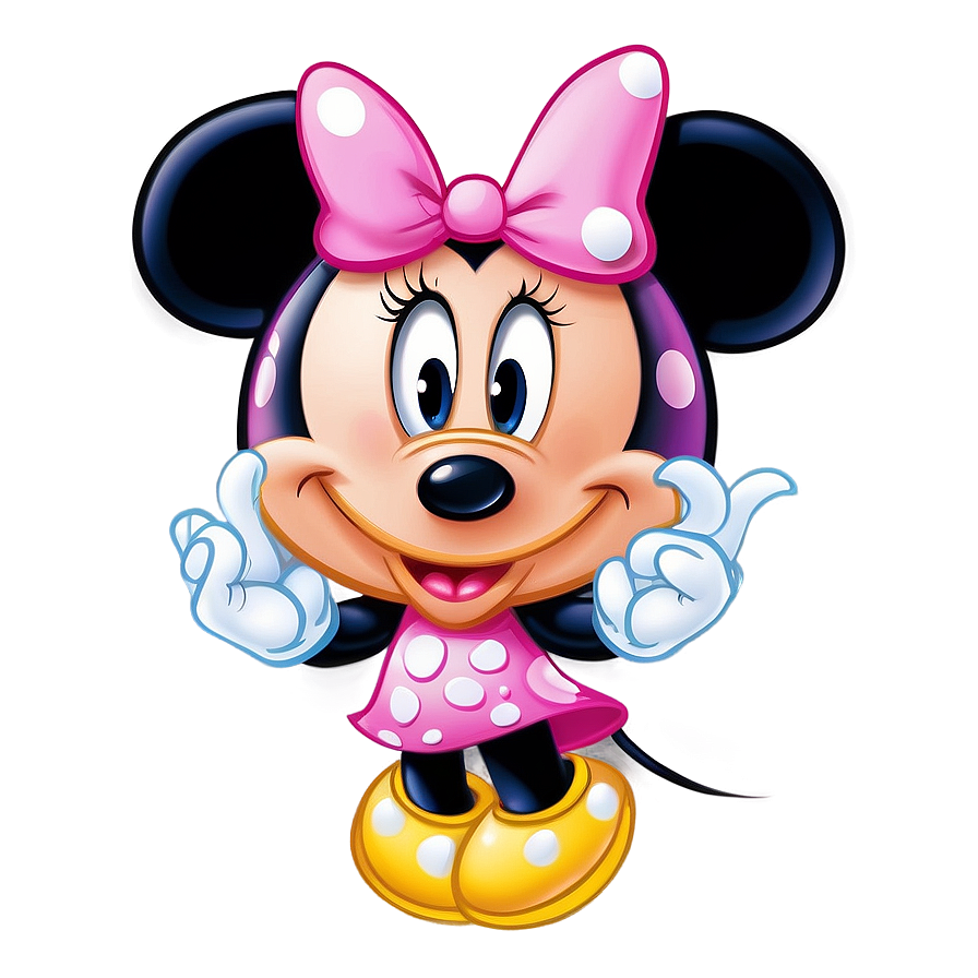 Classic Pink Minnie Mouse Look Png 06212024 PNG image