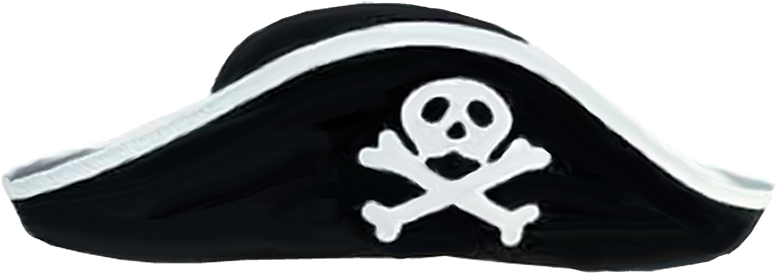 Classic Pirate Hat Icon PNG image