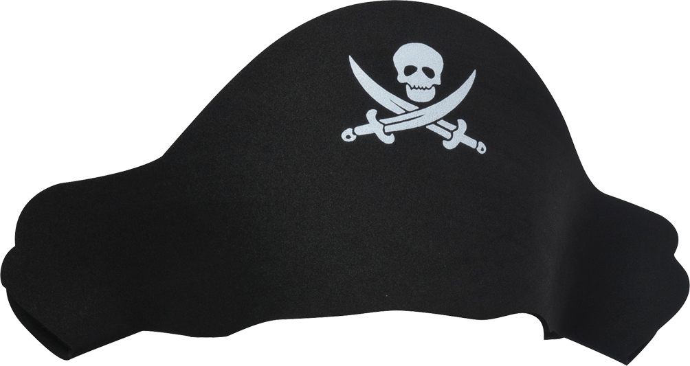 Classic Pirate Hat Skulland Crossbones PNG image