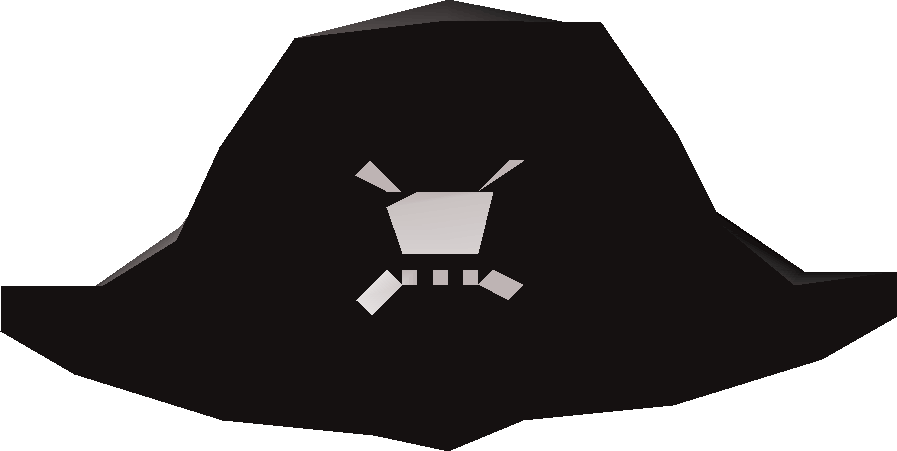 Classic Pirate Hat Vector PNG image