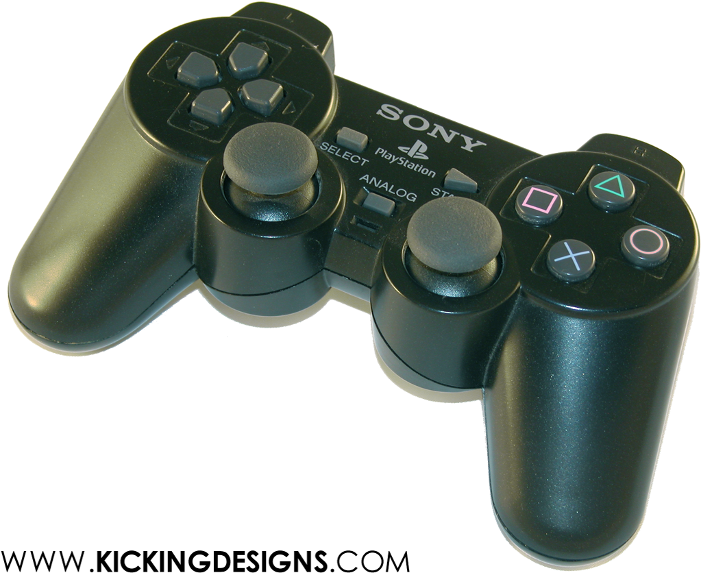 Classic Play Station Controller PNG image