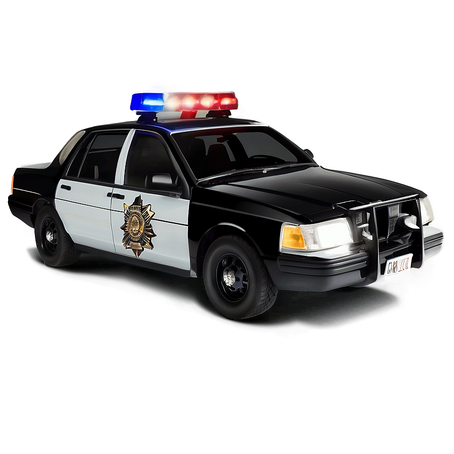 Classic Police Car Png Fdk36 PNG image