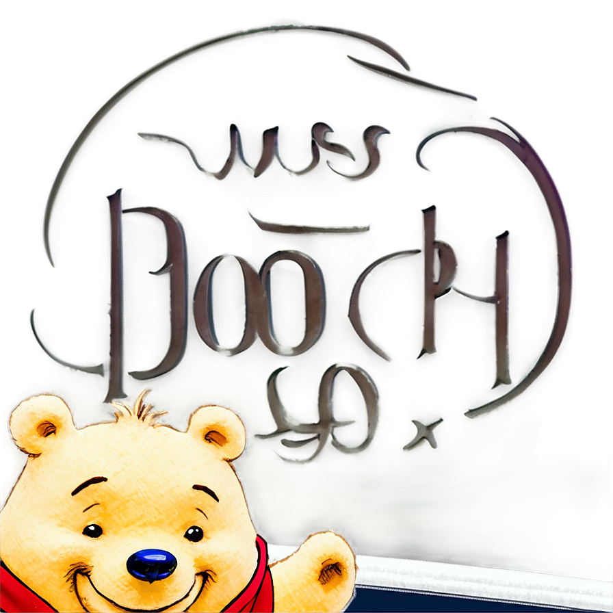 Classic Pooh B PNG image