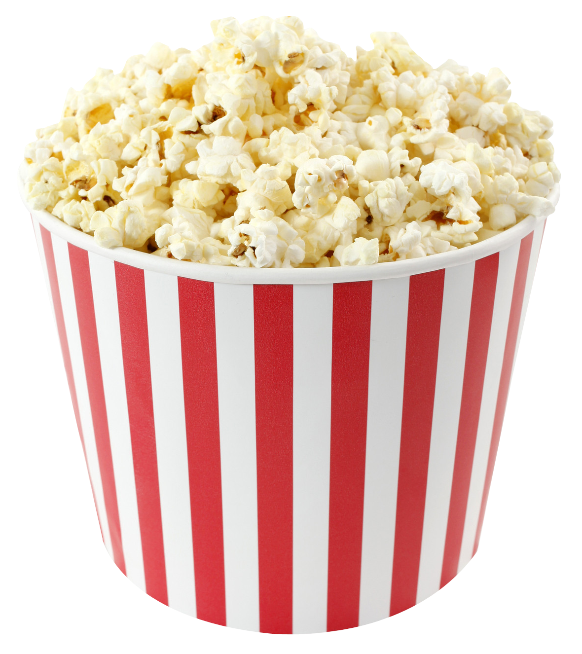 Classic Popcorn Bucket Full PNG image