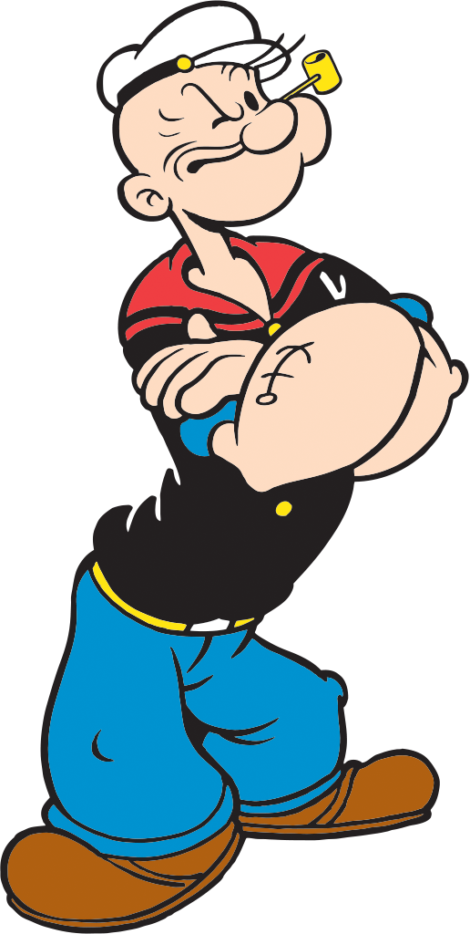 Classic Popeye Pose.png PNG image