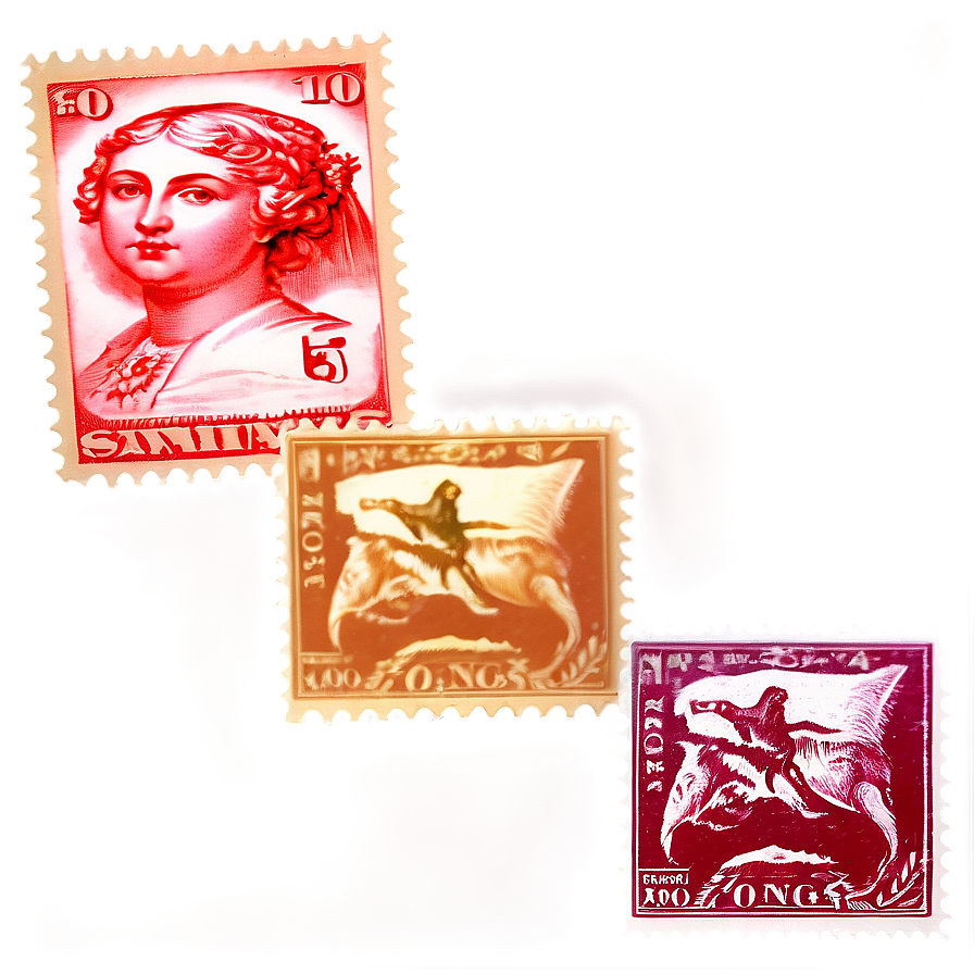 Classic Postage Stamp Design Png 06282024 PNG image