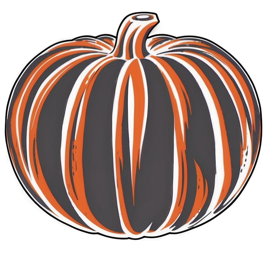 Classic Pumpkin Outline Design Png Nbd71 PNG image