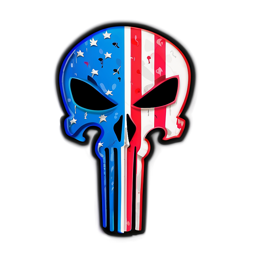 Classic Punisher Skull Icon Png 30 PNG image