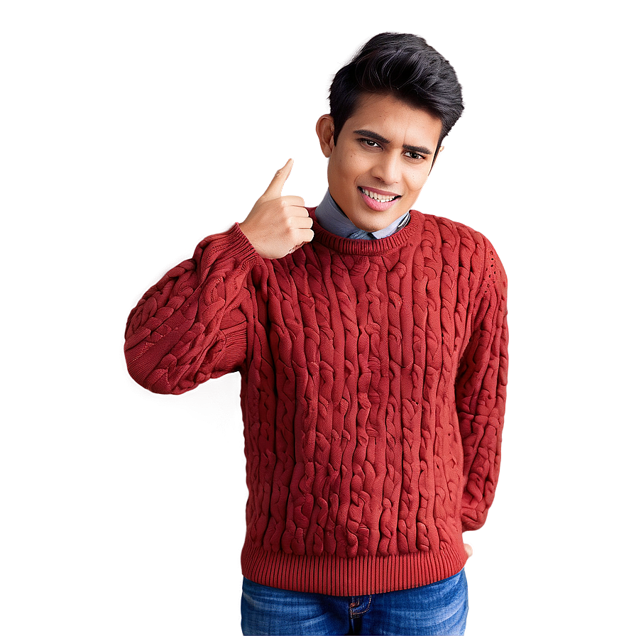 Classic Red Sweater Png 92 PNG image