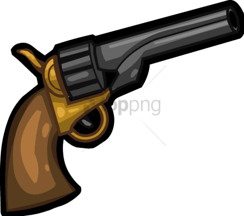 Classic Revolver Illustration.png PNG image