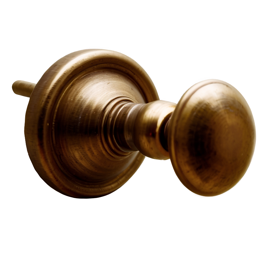 Classic Round Doorknob Png 06272024 PNG image