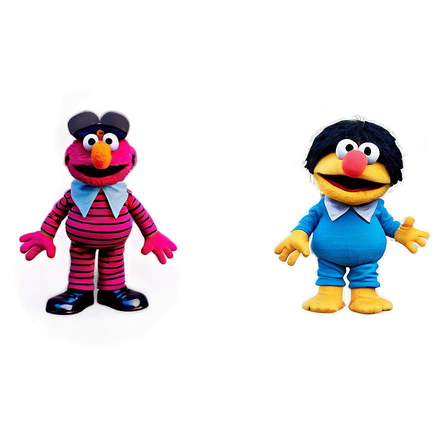 Classic Sesame Street Characters Png Vcr52 PNG image