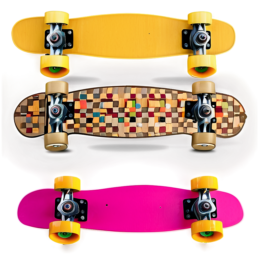 Classic Skateboard Design Png Yde1 PNG image