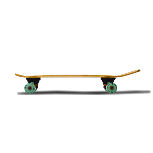 Classic Skateboard Side View PNG image