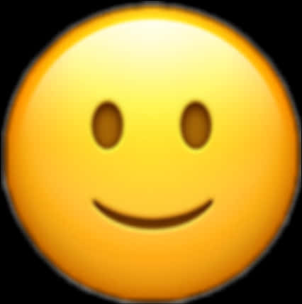 Classic Smiley Face Emoji PNG image