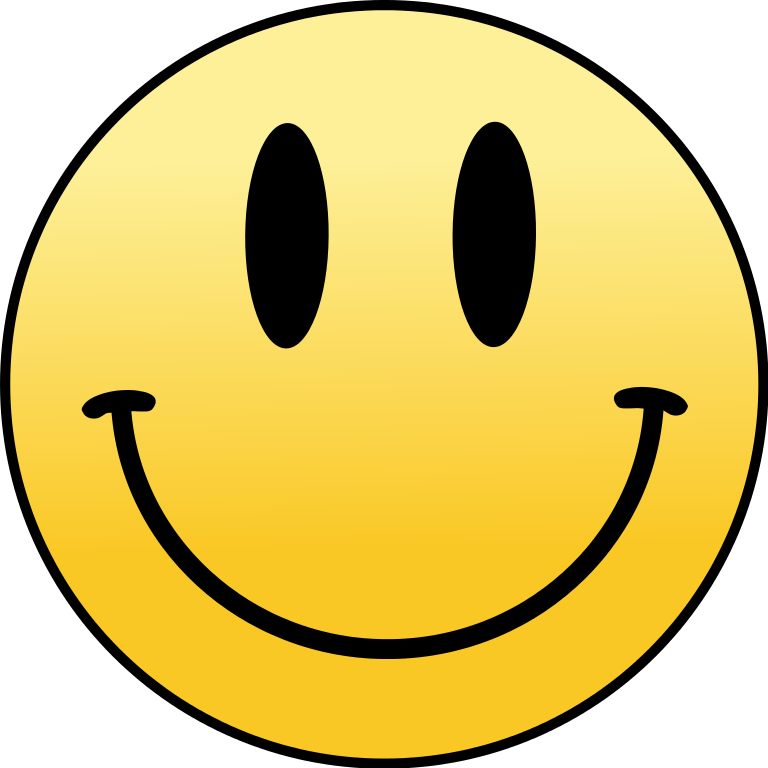 Classic Smiley Face Icon PNG image