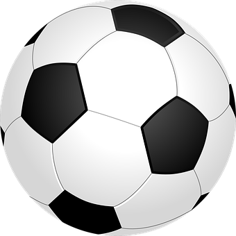 Classic Soccer Ball Graphic PNG image