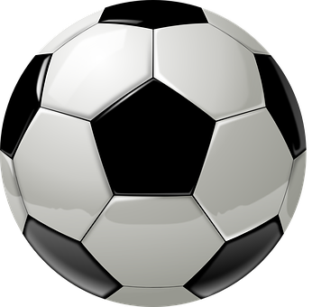 Classic Soccer Ball Graphic PNG image