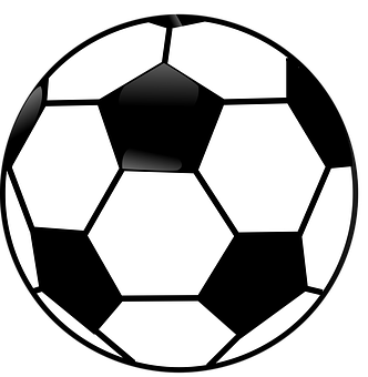 Classic Soccer Ball Icon PNG image