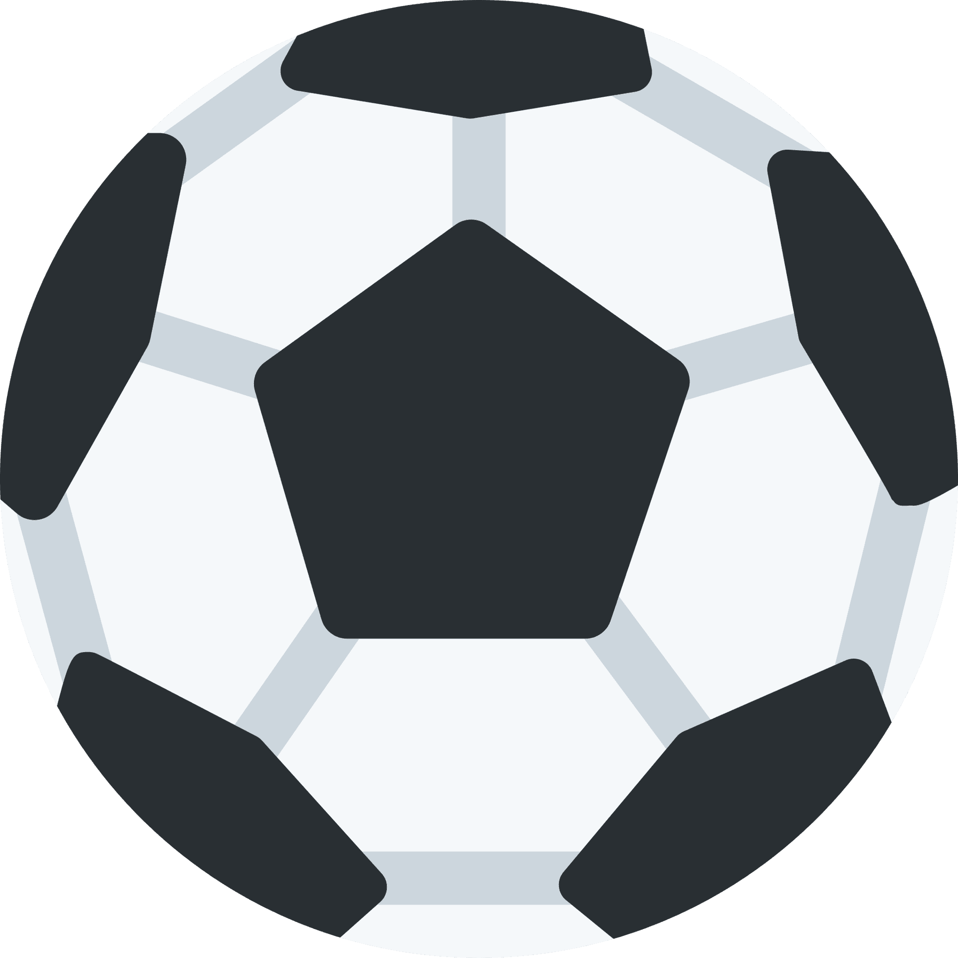 Classic Soccer Ball Icon PNG image