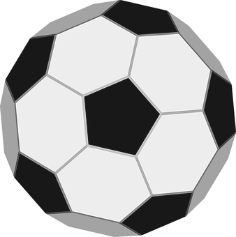 Classic Soccer Ball Icon PNG image