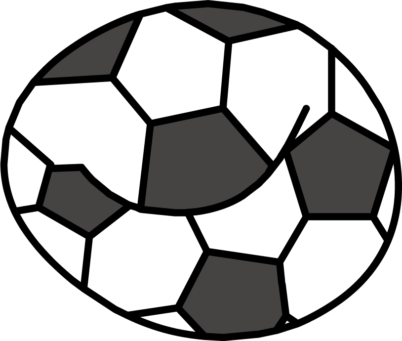 Classic Soccer Ball Illustration PNG image