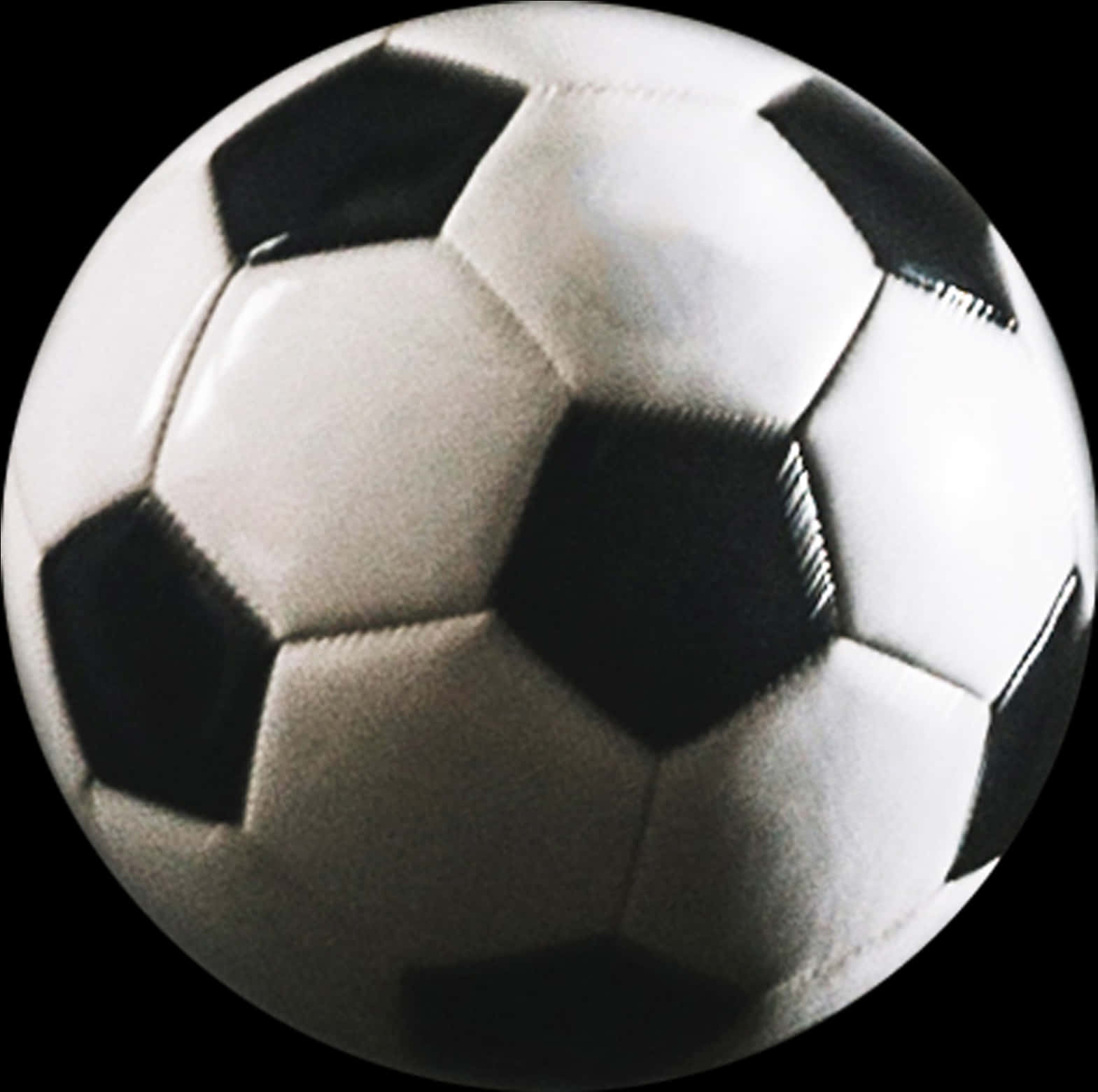 Classic Soccer Ball Image PNG image