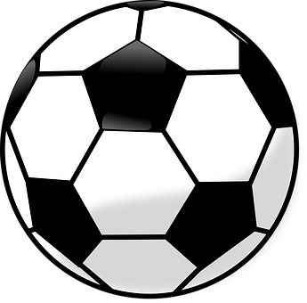 Classic Soccer Ball Vector Illustration PNG image