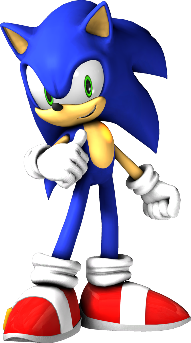 Classic Sonic Pose.png PNG image