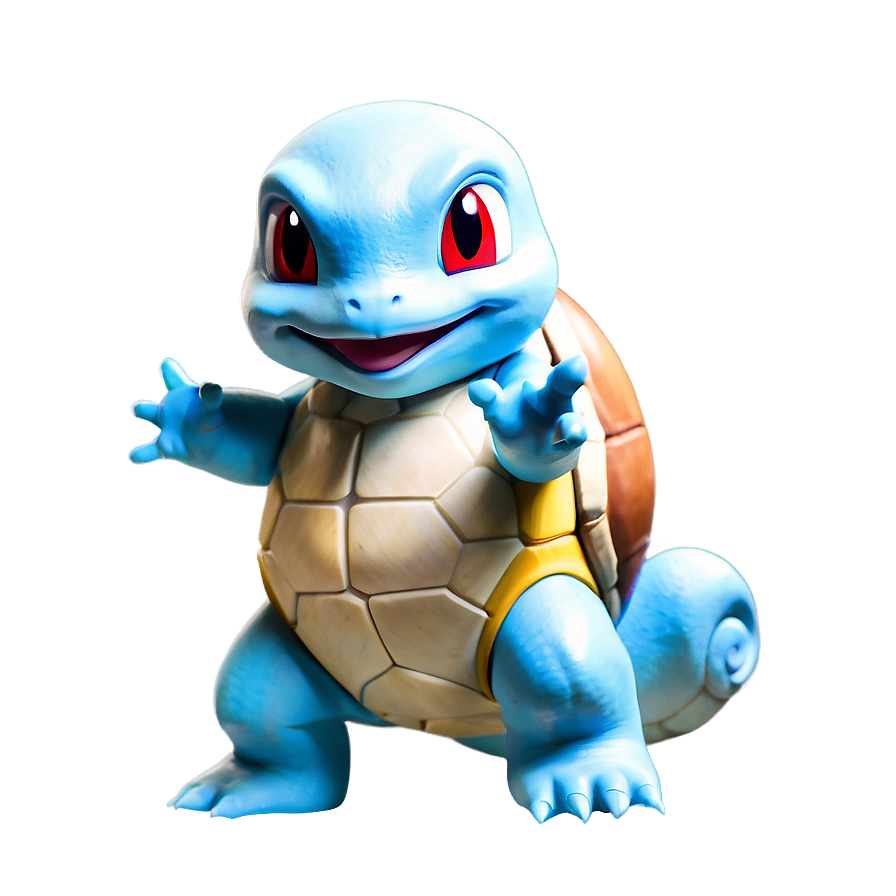 Classic Squirtle Pose Png 05212024 PNG image