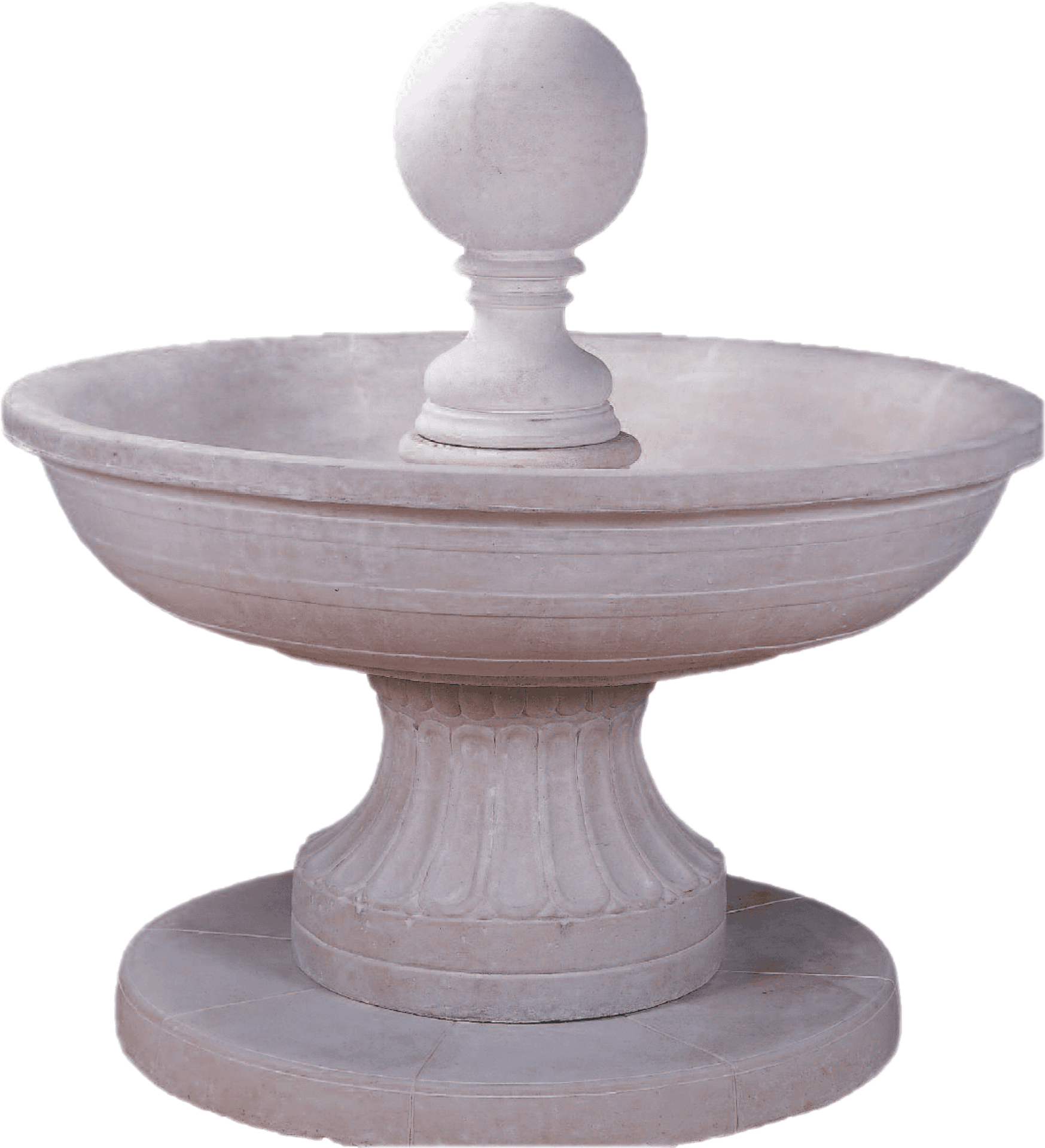 Classic Stone Garden Fountain PNG image