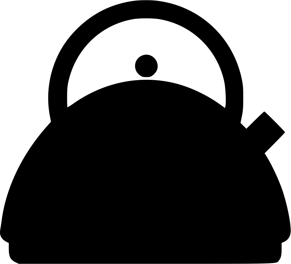 Classic Teapot Silhouette PNG image