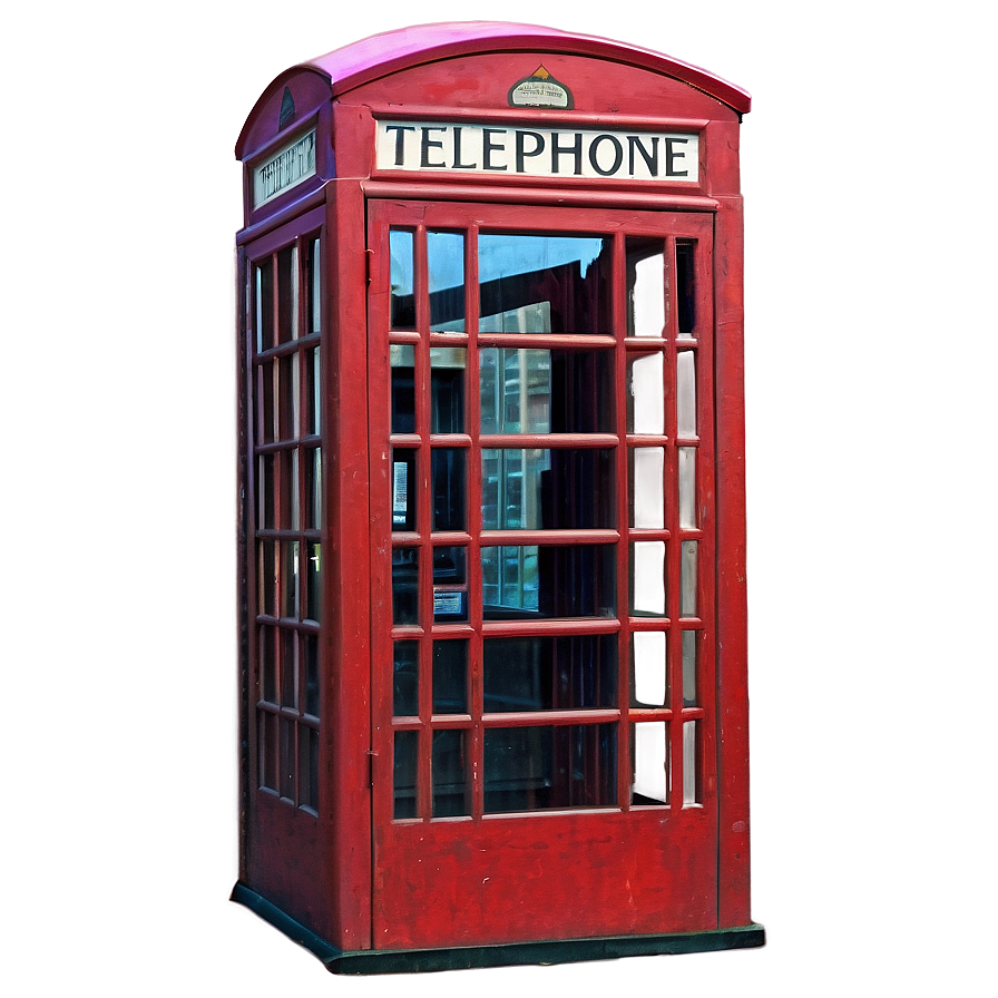 Classic Telephone Booth Png 06252024 PNG image