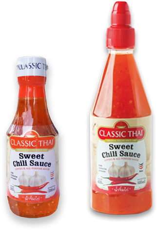 Classic Thai Sweet Chili Sauce Bottles PNG image