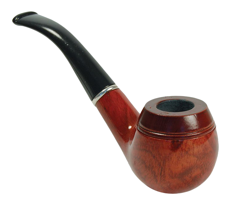 Classic Tobacco Pipe PNG image