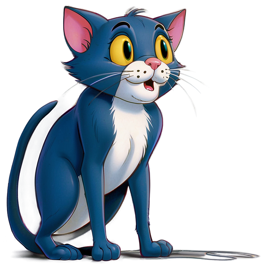 Classic Tom And Jerry Stare Down Png 05212024 PNG image