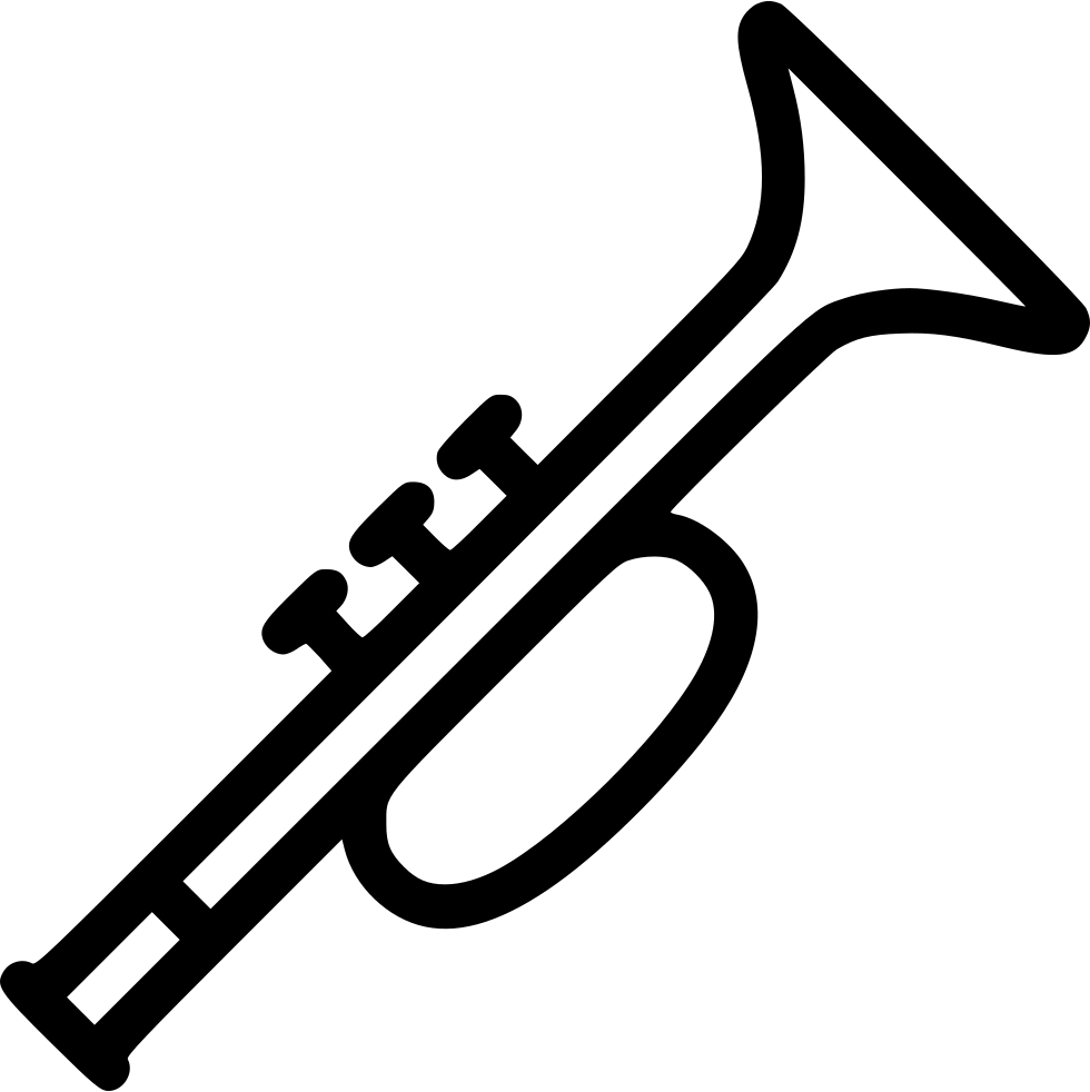 Classic Trumpet Icon PNG image