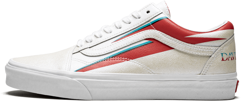 Classic Vans Skate Sneaker Side View PNG image