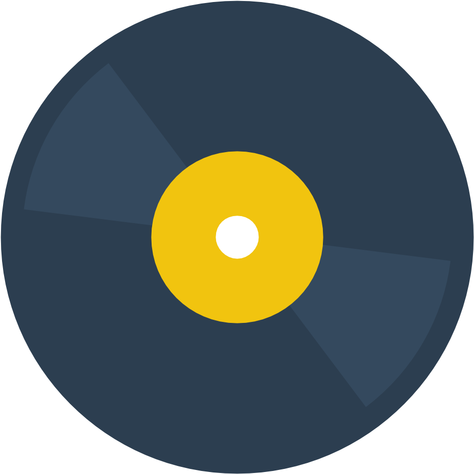 Classic Vinyl Record Icon PNG image