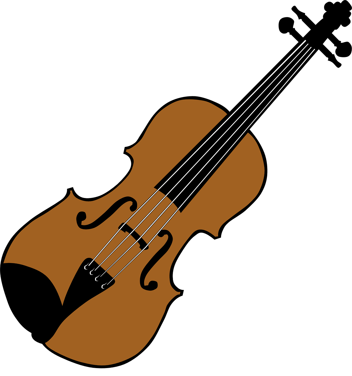 Classic Violin Illustration PNG image