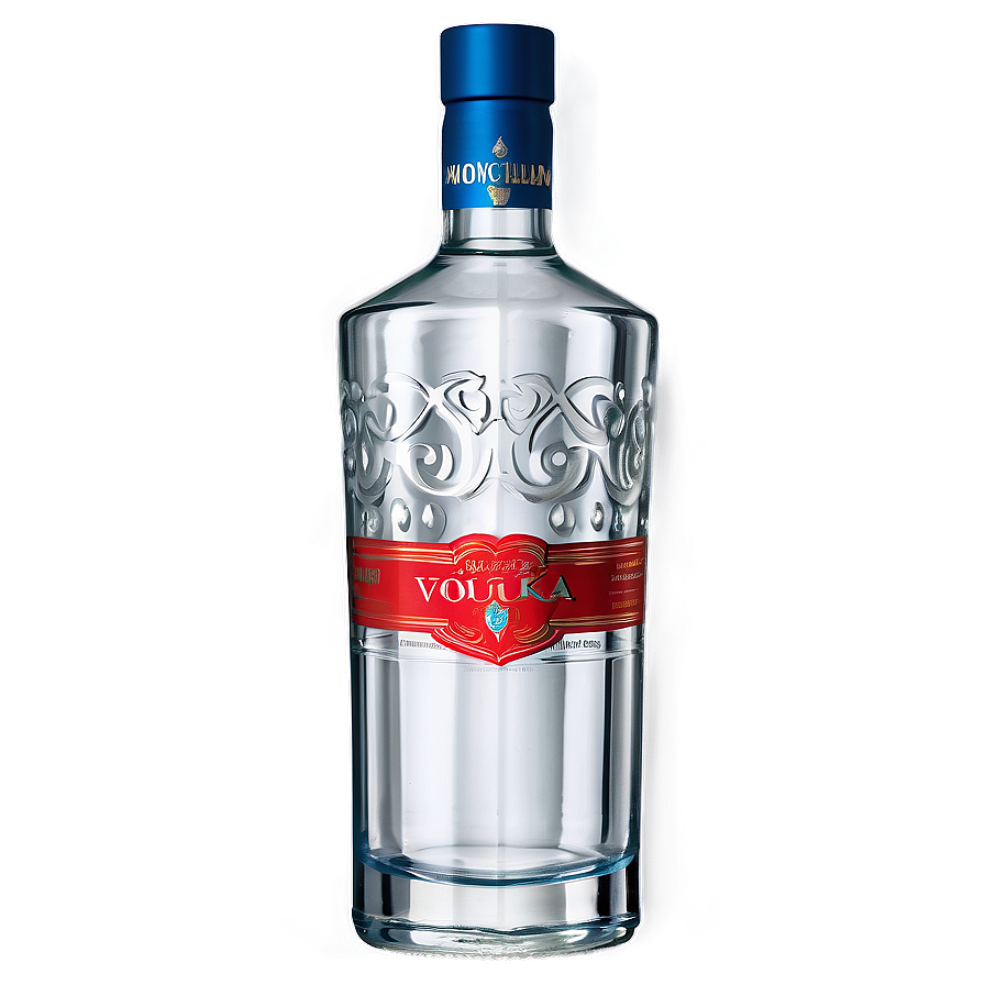 Classic Vodka Bottle Png 06212024 PNG image