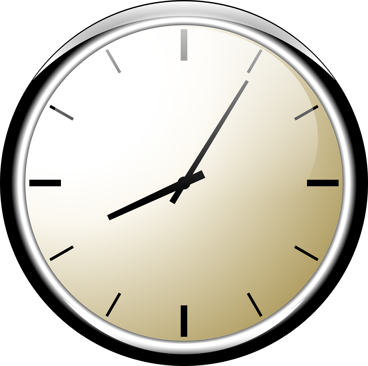 Classic Wall Clock PNG image