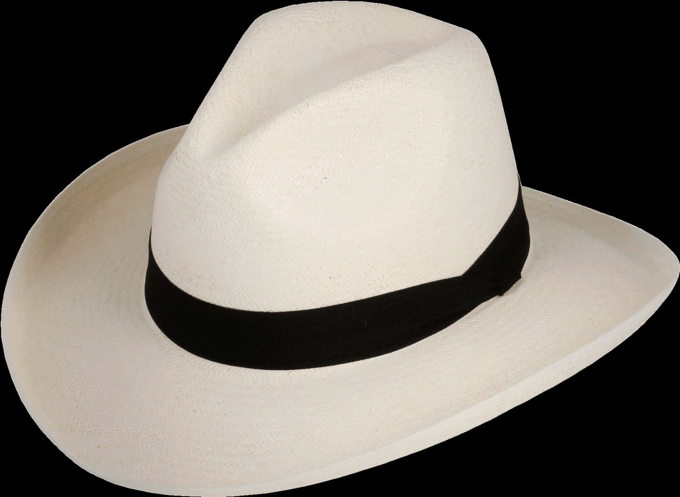 Classic White Sombrero Hat PNG image