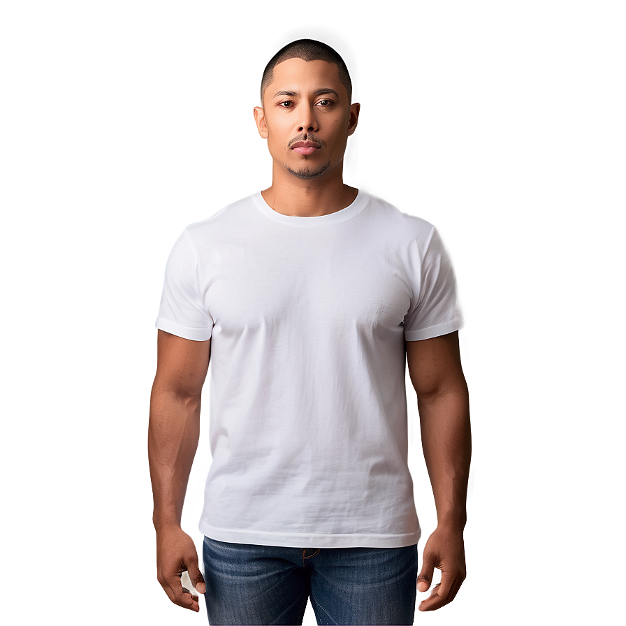 Classic White T-shirt Mockup Png 75 PNG image